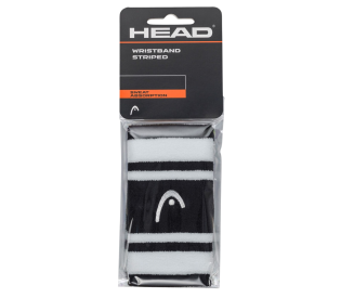 Напульсники HEAD 5" ширина 12,7см, 90% нейлон, 10% эластан, бело-чёрный